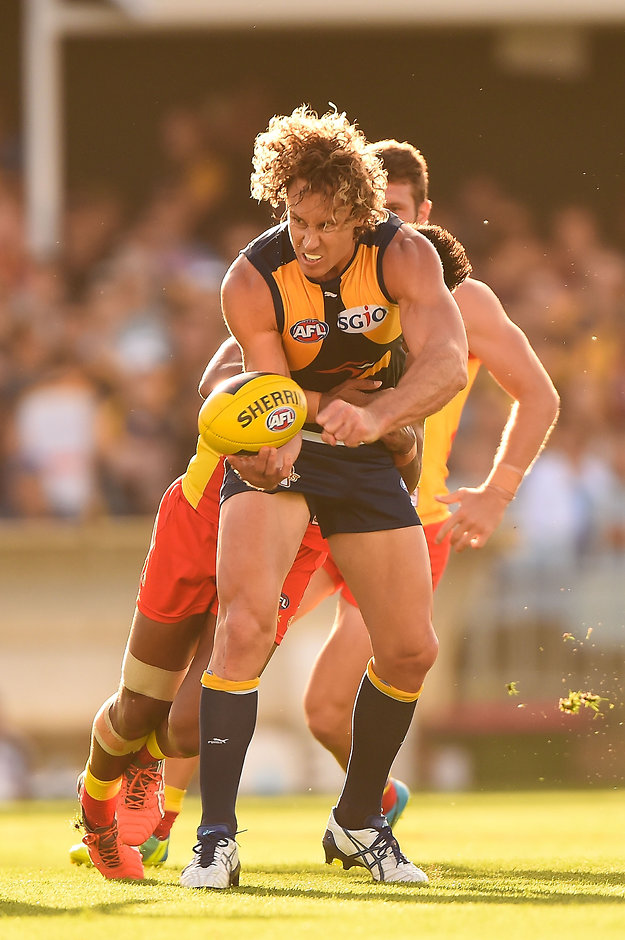 AFL 2016 NAB Challenge - West Coast v Gold Coast Matt Priddis and the Eagles outlasted Gold Coast in Joondalup - ${keywords}